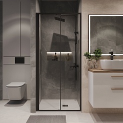 Niagara Душевая дверь в нишу Nova 110x195 NG-84-11AB – фотография-5